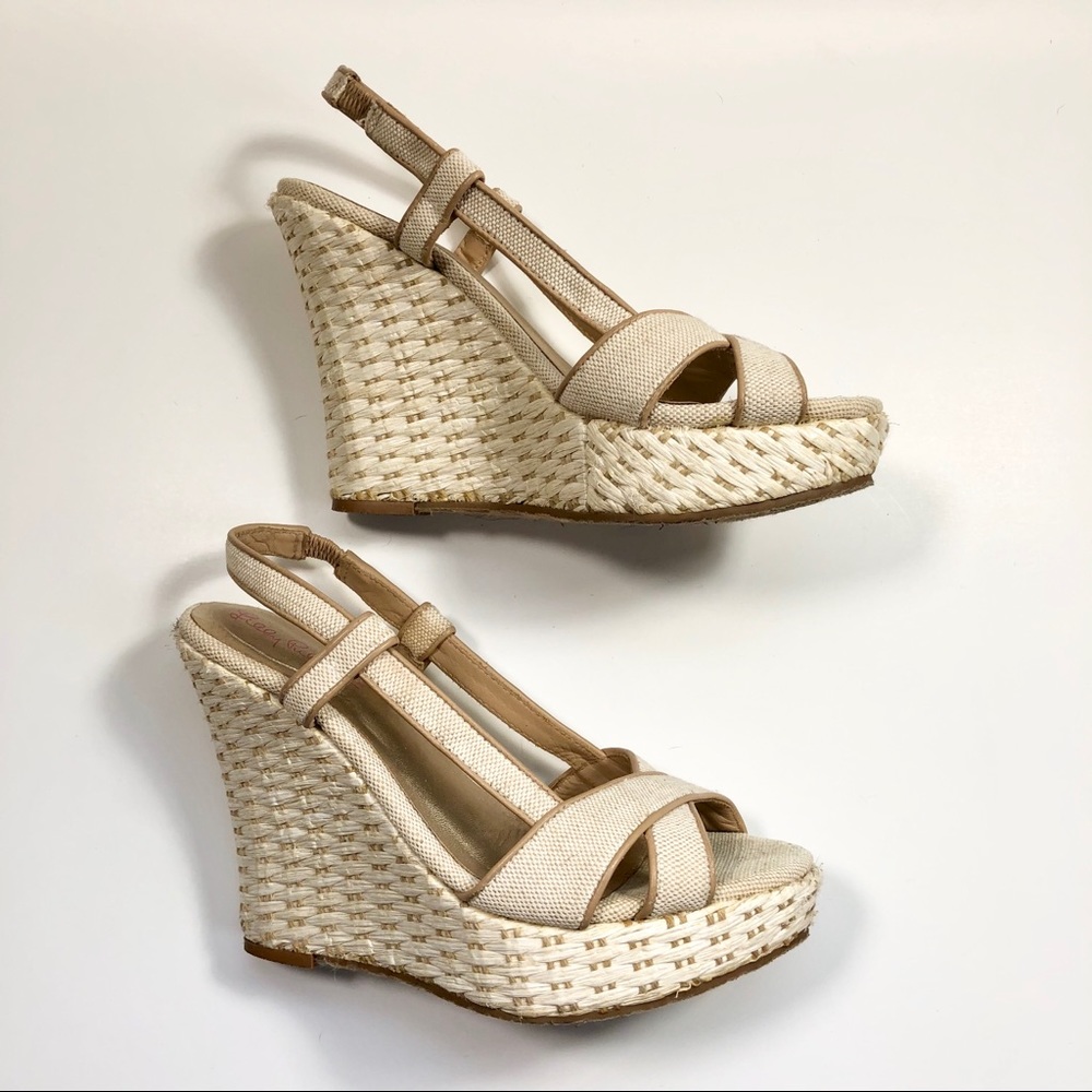 Lilly Pulitzer Ashley Criss Cross Wedge Sandal